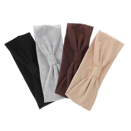 VALICLUD 4Stücke Elastische Stirnbänder für Damen Knotted Turban Haarbänder für Yoga Sport und Gesichtspflege VALICLUD 4Stücke Elastische Stirnbänder für Damen Knotted Turban Haarbänder für Yoga Sport und Gesichtspflege von VALICLUD