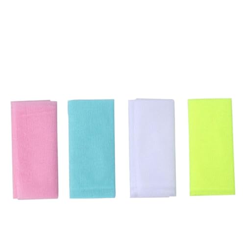VALICLUD 4stücke Rückenschrubber Mit Langen Streifen Badewaschwerkzeug Aus Hochwertigem Nylon Peeling-handtuch Für Reichhaltiges Badeerlebnis Dusch-peeling-handtuch Schnell Trocknend Und von VALICLUD