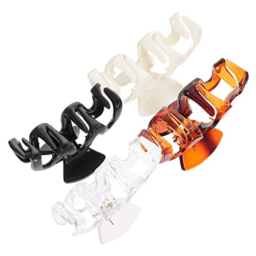 VALICLUD 4Stücke Teiliges Haarklammern aus Kunststoff Retro Haarclips für Dickes Langes Haar Rutschfeste Haarspangen für Damen für Haarschmuck und Geschenkideen von VALICLUD