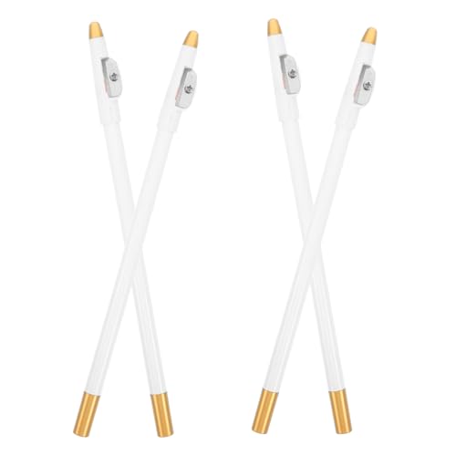 VALICLUD 4-teiliges Friseurstift-set Weiß Friseur-anspitzer Eyeliner Augenbrauen-make-up-tool Bartfüller Haaransatz-verfolgung Make-up-zubehör Für Männer von VALICLUD