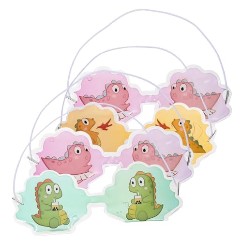 VALICLUD 4stücke Augenpads Für Junge Mädchen Bequeme Kühlende Augenmasken Tragbare Augenschirme Cartoon-augenmasken Zufälliger Stil von VALICLUD