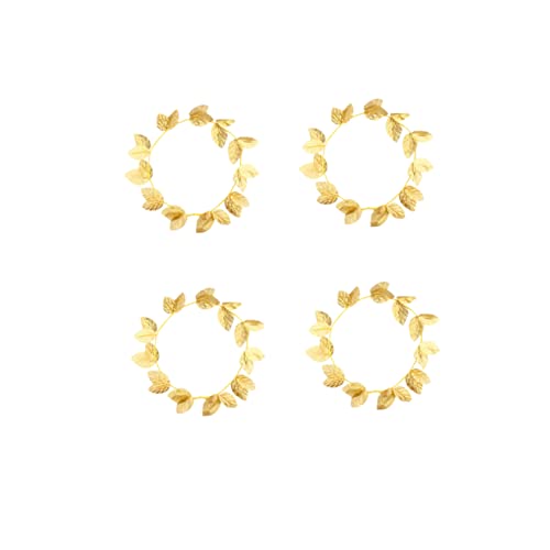 VALICLUD 4stücke Goldene Kopfbedeckung Für Kostümpartys Elegante Cosplay-accessoires Für Halloween Und Karneval Vielseitig Tragbar Und Passend Zu Jedem Outfit von VALICLUD