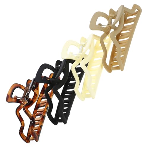 VALICLUD 4stücke Große Haarspangen Für Dickes Haar Klammerklammern Aus Harz Haarklammer Für Frauen Haaraccessoires Für Styling von VALICLUD