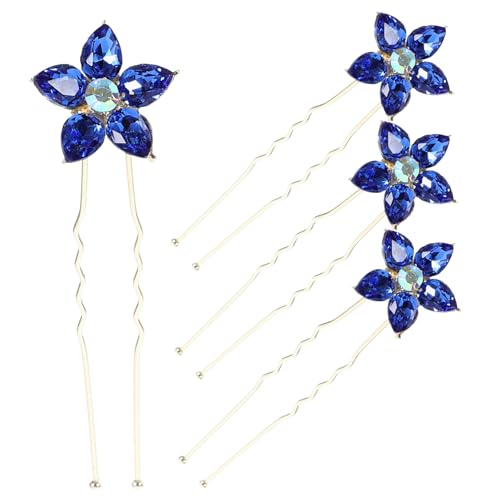 VALICLUD 4stücke Haarnadeln Mit Strasssteinen Für Braut Hochzeit U-förmige Haarspange Als Haarschmuck Für Formelle Anlässe Sicherer Halt Für Frauen Frisuren von VALICLUD