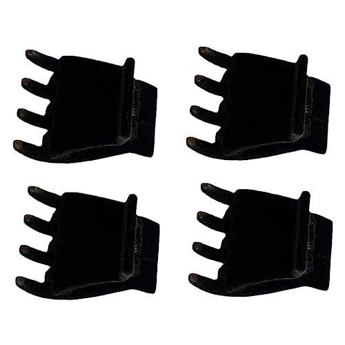 VALICLUD 4stücke Kleine Klaue Klemme Haarschmuck Frauen Haarverschluss Ornament Velour Haardekor Einfache Kieferclip Kleine Haarklammer Fixieren Stylen von VALICLUD