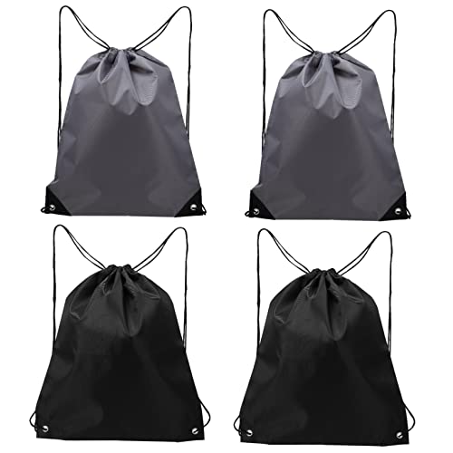 VALICLUD 4stücke Pack Kordelzugbeutel Aus Polyestergewebe Reißfest Großes Fassungsvermögen Für Fitnessstudio Wandern Camping Sport Einkaufszentrum Und Schule von VALICLUD