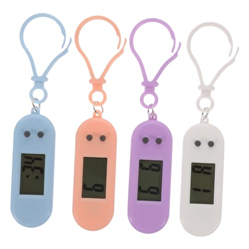 VALICLUD 4stücke Elektronische Uhr Für Junge Mädchen Einfache Taschenuhr Mit Schlüsselanhänger Clip-Uhr Für Studenten Gemischte Farben VALICLUD 4stücke Elektronische Uhr Für Junge Mädchen Einfache Taschenuhr Mit Schlüsselanhänger Clip-Uhr Für Studenten Gemischte Farben von VALICLUD