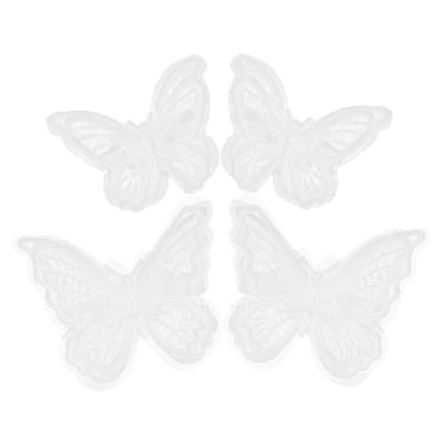 VALICLUD 4stücke Spitze Schmetterlings Haarspangen Halloween Mesh Haar Nadeln Haarspange Zubehör Für Frauen Hochzeitsfeier Haarschmuck von VALICLUD