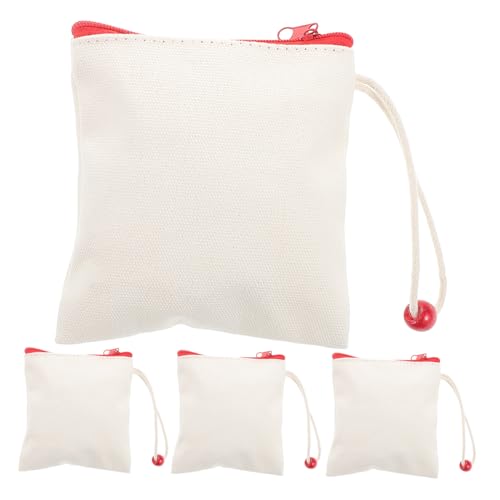 VALICLUD 4stücke Teiliges Münzbeutel Mit Reißverschluss Handgefertigter Organizer Für Damen Für Kleingeld Schlüssel Und Kleine Accessoires Für Alltag von VALICLUD