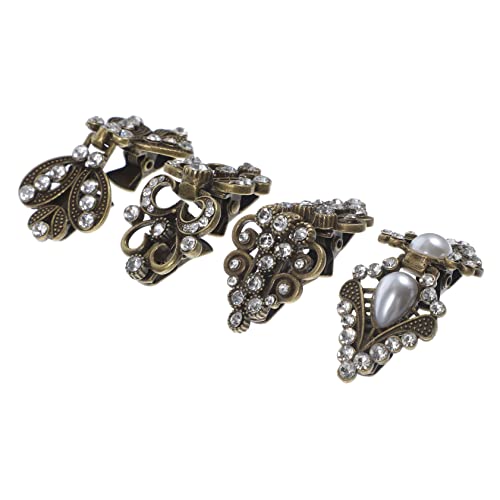VALICLUD 4stücke Vintage Broschen Clips Für Damen Wasserstein Strickjacken Clips Für Schals Und Kleider Elegantes Design Für Besondere Anlässe Und Täglichen Gebrauch von VALICLUD