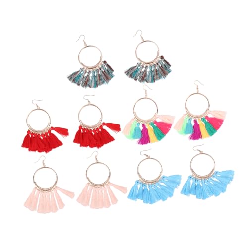 VALICLUD 5 Paare Geburtstagsgeschenk Trendy Groß Party Schmuck Multipack Ohrringe Quaste Ohr Zubehör VALICLUD 5 Paare Geburtstagsgeschenk Trendy Groß Party Schmuck Multipack Ohrringe Quaste Ohr Zubehör von VALICLUD