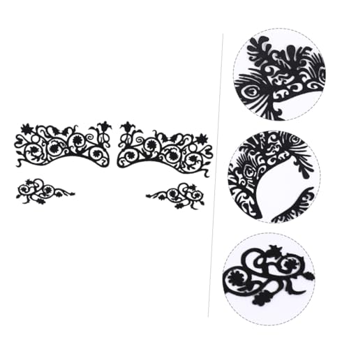 VALICLUD 5 Paare Spitzen eyeliner aufkleber Selbstklebende Hauchdünne Augen make up Tattoos mit Spitzenmuster Wiederverwendbar für Party Cosplay und Festliche Looks Einfach Anzubringen VALICLUD 5 Paare Spitzen eyeliner aufkleber Selbstklebende Hauchdünne Augen make up Tattoos mit Spitzenmuster Wiederverwendbar für Party Cosplay und Festliche Looks Einfach Anzubringen von VALICLUD
