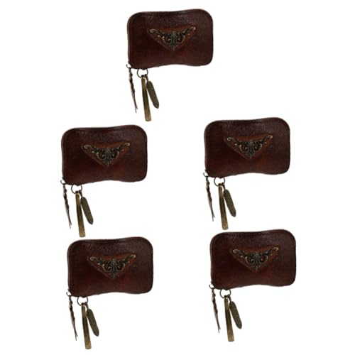 VALICLUD 5 STK Schlüsselbox schlüssel aufbewahrung schlüsselaufbewahrung Persönlichkeit Aufbewahrungstasche Schlüsselanhänger Taille hängt Schlüsseltasche Echtes Leder von VALICLUD