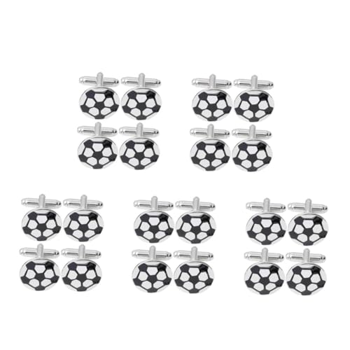 VALICLUD 5 Sätze Fußball-manschettenknöpfe Manschettenknöpfe Schmuck Manschettenknöpfe Herren Manschettenknöpfe Aus Metall Partykostüm Für Herren Hemdmanschettenknöpfe Kupfer 4 Stücke * 5 VALICLUD 5 Sätze Fußball-manschettenknöpfe Manschettenknöpfe Schmuck Manschettenknöpfe Herren Manschettenknöpfe Aus Metall Partykostüm Für Herren Hemdmanschettenknöpfe Kupfer 4 Stücke * 5 von VALICLUD