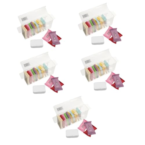 VALICLUD 5 Sätze Unabhängiges Verpackungs -gesichthandtuch Komprimierte Handtücher Für Das Gesicht Sehr Saugfähig Komprimierte Gesichtstücher Klein Strand Reine Baumwolle 14 Stück * 5 von VALICLUD
