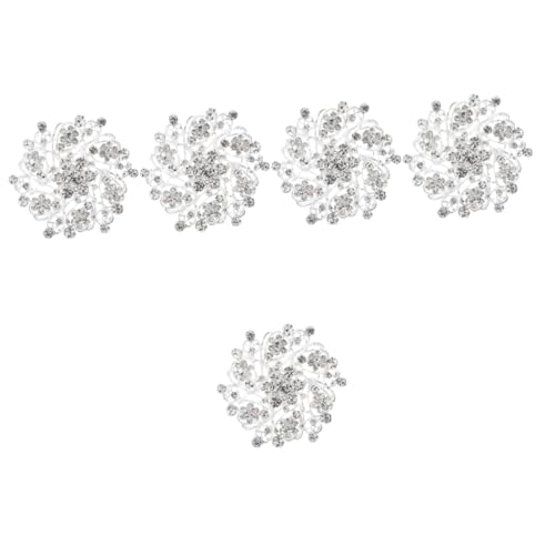 VALICLUD 5 Stück Anstecknadel für Kleidung Frauen abstecknadeln trachtenbrosche Hochzeitskleid Brosche Stellnadel Dame Brosche Broschennadel für Damen Hutbrosche Legierung Silver von VALICLUD