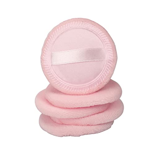 VALICLUD 5stücke Runde Puderquaste Aus Baumwolle Für Loser Puder Foundation-puderquaste Make-up-puderquaste Mineralpuderquaste Für Damen Und Mädchen von VALICLUD