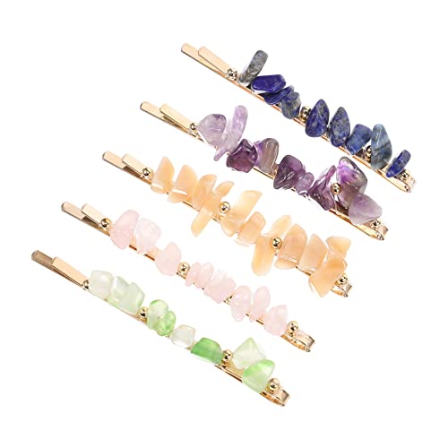 VALICLUD 5 Stücke Haarspangen Für Damen Haarnadeln Mit Edelsteinen Farbige Haar Clips Hochzeits Haarschmuck Stilvolles Haar Accessoire Für Besondere Anlässe von VALICLUD