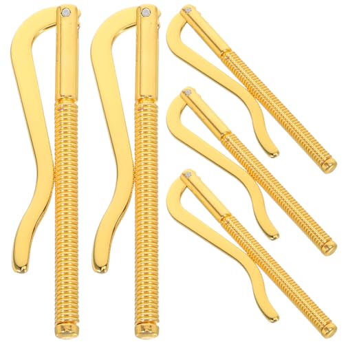 VALICLUD 5 Stück Geldklammern Metall mit Federspannung Ersatz-Insert für Bifold Geldbörsen Schlanker Geldscheinklammer-Einsatz Kompatibel mit Kreditkartenhaltern und DIY Geldbeuteln von VALICLUD