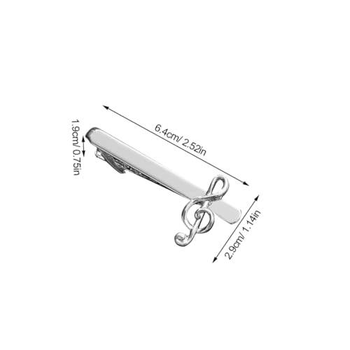 VALICLUD 5stücke Flache Business-krawattenklammer Aus Zinklegierung Für Männer Neuartige Krawattenklammern Zum Anklipsen Accessoires Für Anzüge Geeignet Für Formelle Und Legeren von VALICLUD