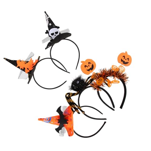 VALICLUD 5stücke Teiliges Halloween Haarreif Mit Hexenhüten Und Spinnen Dekorative Party-accessoires Für Erwachsene Für Halloween-kostüme Und Feiern von VALICLUD