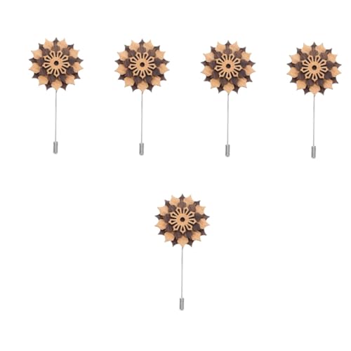 VALICLUD 5 Stück Holzblumenbrosche Im Koreanischen Stil Farbblockierte Perlenlegierungsbrosche Modische High End Corsage Weiß Anstecknadeln Für Damen Boutonniere Für Herren Broschen VALICLUD 5 Stück Holzblumenbrosche Im Koreanischen Stil Farbblockierte Perlenlegierungsbrosche Modische High End Corsage Weiß Anstecknadeln Für Damen Boutonniere Für Herren Broschen von VALICLUD