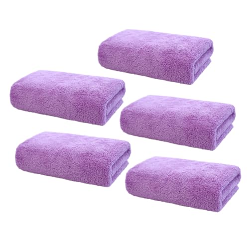 VALICLUD 5 Stück Mikrofaser Make Up Entferner Tücher Peeling Waschlappen Weiches Gesichtspeeling Handtuch Handtücher Waschlappen Gesichtshandtuch Gesichtswaschtuch von VALICLUD