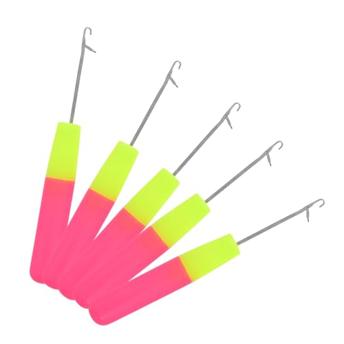 VALICLUD 5stücke Haarverlängerungs Teilen Inklusive Kunsthaar Für Flechten Ergonomisches Knüpfhaken Mädchen Aus Kunststoff Und Metall Für Professionelle Frisuren-kreationen von VALICLUD