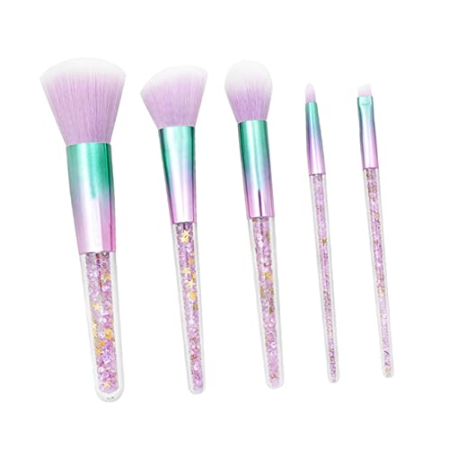 VALICLUD 5 Stück Professionelles Make Up Pinselset für Frauen Kosmetikpinsel für Flüssige Foundation Puder Lidschatten Augenbrauen Reise Make Up Zubehör von VALICLUD