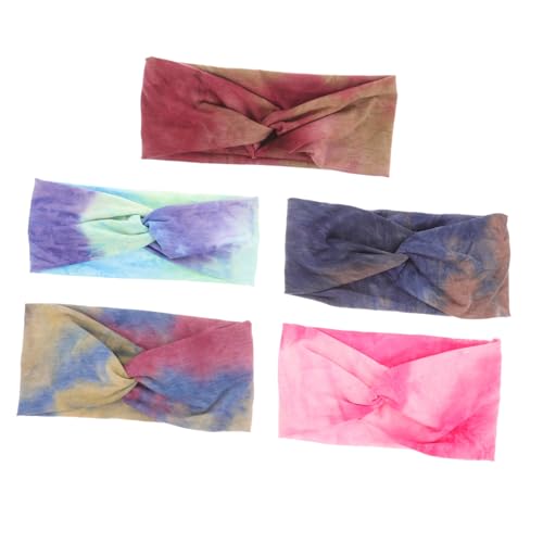 VALICLUD 5stücke Atmungsaktive Sport Stirnbänder Für Damen Dehnbar Criss Cross Haarband Mit Knoten Stil Stirnband-zubehör Für Yoga Laufen Fitness VALICLUD 5stücke Atmungsaktive Sport Stirnbänder Für Damen Dehnbar Criss Cross Haarband Mit Knoten Stil Stirnband-zubehör Für Yoga Laufen Fitness von VALICLUD