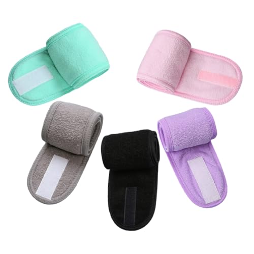 VALICLUD 5stücke Teiliges Sportliche Make-up Stirnbänder Für Waschbare Dekorative Haarbänder Für Gesichtsreinigung Make-up Und Spa-behandlungen von VALICLUD