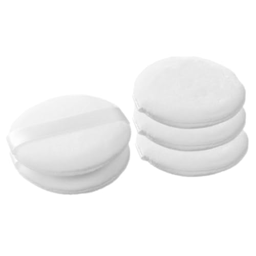 VALICLUD 5 Stück Teiliges Kompakte Weiche Makeup Puderpuffs aus Hochwertigem Material Sanft zur Haut für Präzises Auftragen von Losem und Gepresstem Puder für Anfänger und Profis im Alltag von VALICLUD