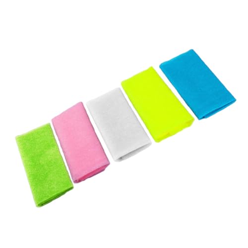 VALICLUD 5 Stück Teiliges Nylon Badetuch Langes Peeling Rückenschrubber für Dusche Frauen Männer Bunte Farben Exfolierendes Waschlappen Hautmassage Porentief von VALICLUD