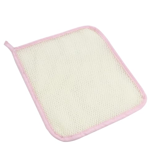 VALICLUD 5 Stück Teiliges Nylon Peeling Handtuch Doppellagig Schnelltrocknend Maschinenwaschbar für Dusche Bad und Reisen Sanftes Körper Gesichtspeeling Hautfreundlich von VALICLUD