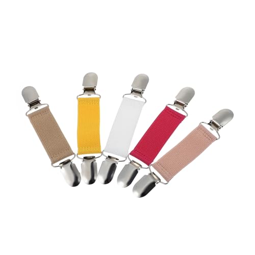 VALICLUD 5 Stück Teiliges Schalclip aus Hochwertiger Legierung und Polyester Stilvoller Glatter Ringschließen Vielseitig als Halter für Schals Cardigans und Oberbekleidung Farblich von VALICLUD