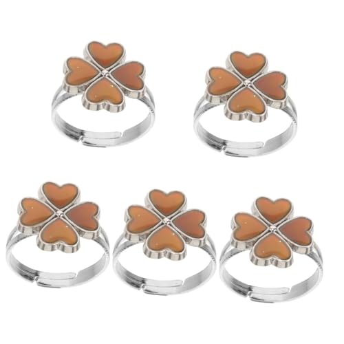 VALICLUD 5 Stück Thermochromer Ring kinderringe ringe Schmuckring schmuck ringe schellenkranz Silber Stimmung Ring für Mädchen dekorative Ringe Farbwechselringe Epoxid VALICLUD 5 Stück Thermochromer Ring kinderringe ringe Schmuckring schmuck ringe schellenkranz Silber Stimmung Ring für Mädchen dekorative Ringe Farbwechselringe Epoxid von VALICLUD