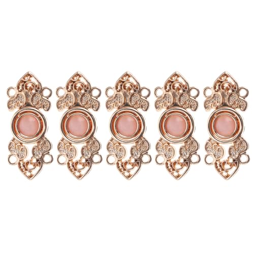 VALICLUD 5 Stück Vintage Cardigan Clips Metall Klammern für Damen Cape Kragen Verschluss Glatte Oberfläche Praktisch für Kleidung Reparatur Dekoration und DIY Näharbeiten von VALICLUD