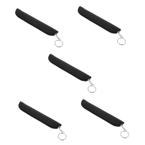 VALICLUD 5 Stück -stiftspeicherbeutel Tasche Brunnen Fall Stiftetui Für Erwachsene Stifthalter Stiftbeutel Stiftabdeckung Kleiner Tragbarer Schreibwarenstiftkoffer Pu Schwarz VALICLUD 5 Stück -stiftspeicherbeutel Tasche Brunnen Fall Stiftetui Für Erwachsene Stifthalter Stiftbeutel Stiftabdeckung Kleiner Tragbarer Schreibwarenstiftkoffer Pu Schwarz von VALICLUD