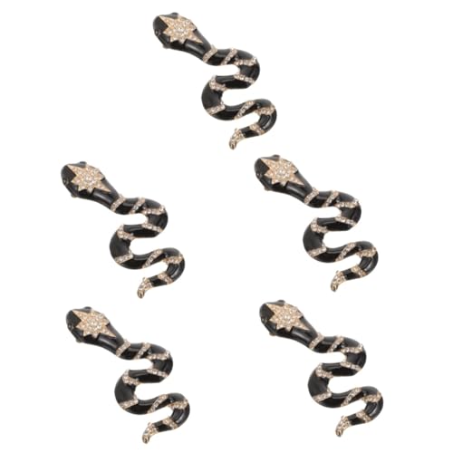 VALICLUD 5 Stück trachtenbrosche Kleidung Brosche Stilvolle Brosche Hut Brosche Schlangen Brosche Rucksack-Stifte elegant klein Stift für Rucksack Brosche für Damen Zinklegierung Black VALICLUD 5 Stück trachtenbrosche Kleidung Brosche Stilvolle Brosche Hut Brosche Schlangen Brosche Rucksack-Stifte elegant klein Stift für Rucksack Brosche für Damen Zinklegierung Black von VALICLUD