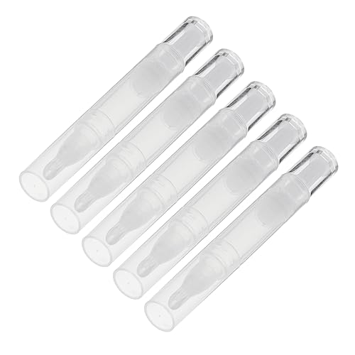 VALICLUD 5 Stücke 5ml Leere Lip Gloss Flaschen Nachfüllbar für Selbstgemacht Lippenstift Reisefreundliche Lipgloss Behälter Leichte Tragbare Lippenstift Tuben von VALICLUD