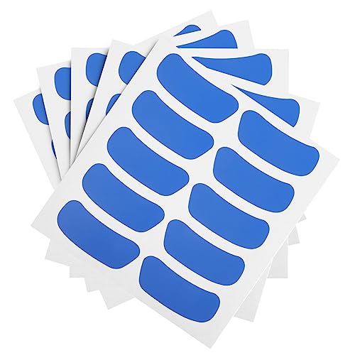 VALICLUD 50blätter Augenaufkleber Praktischer Augenstreifen Tragbarer Gesichtsaufkleber Kompakter Fanaufkleber Fanzubehör Schreibschrift-augenaufkleber Gesichtsaufkleber Aufkleber Für von VALICLUD