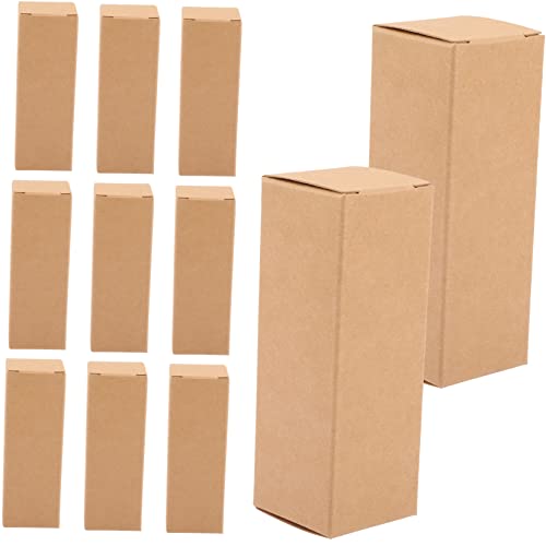 VALICLUD 50 Stück Ätherisches Öl Geschenkbox Papier Lippenstift Verpackung Tragbare Kasten für Selbstgemacht Lipgloss Kosmetik Leichte und Langlebige Aufbewahrung für Zuhause Büro Reisen von VALICLUD