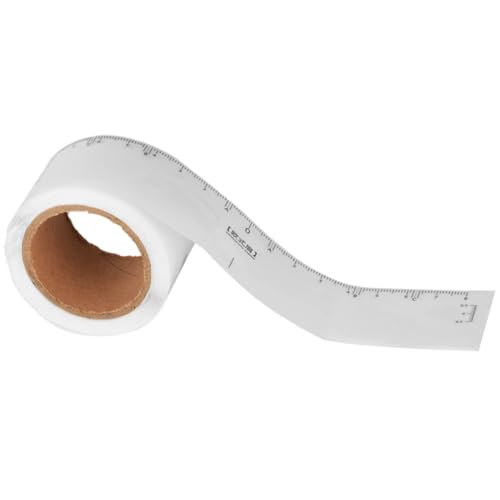 VALICLUD 50 Stück Augenbrauen Positionierungs Ruler Selbstklebend Transparent Präzise Augenbrauenformer Für Symmetrisches Augenbrauen Make up Für Frauen Für Microblading von VALICLUD