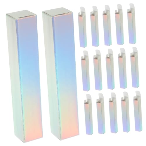 VALICLUD 50 Stück Lippenstift Verpackungsboxen aus Papier Dickes Design Modische Lippenstift Lipgloss aufbewahrung Praktische Kosmetikverpackung als Geschenk für Frauen von VALICLUD