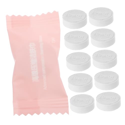 VALICLUD 50stücke Komprimierte Einweg-gesichtstücher Tragbare Handtuchtabletten Für Reisen Und Schönheitssalon Hautfreundliche Multifunktions-handtücher von VALICLUD