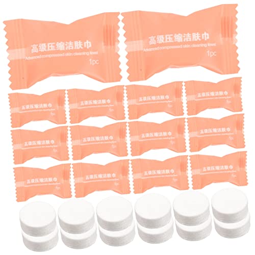 VALICLUD 50stücke Komprimierte Handtücher Tabletten Für Reisen Und Sauber Leicht Zu Verstauen Verwenden Für Gesichtspflege Und von VALICLUD