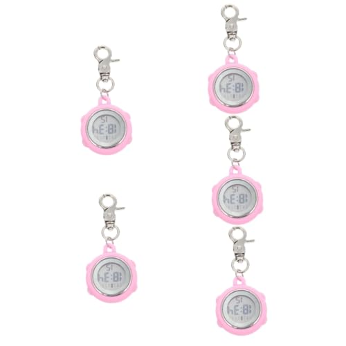 VALICLUD 5St Krankenschwester Uhr Digitale Uhren e-Clips für die Stillzeit betrachten fob Nurse Watch krankenschwesteruhr ansteckbare Taschenuhr Digitale Taschenuhr Kieselgel Rosa VALICLUD 5St Krankenschwester Uhr Digitale Uhren e-Clips für die Stillzeit betrachten fob Nurse Watch krankenschwesteruhr ansteckbare Taschenuhr Digitale Taschenuhr Kieselgel Rosa von VALICLUD
