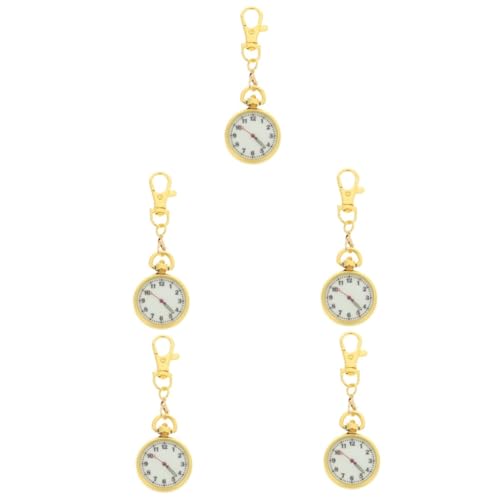 VALICLUD 5St Krankenschwester Uhr Nachtleuchtende Brustuhr hängende Schwesternuhr Schlüsselanhänger Damenuhren Taschenuhr hängende nachtleuchtende Uhr aufsteckbar Anschauen Schwesterntisch von VALICLUD