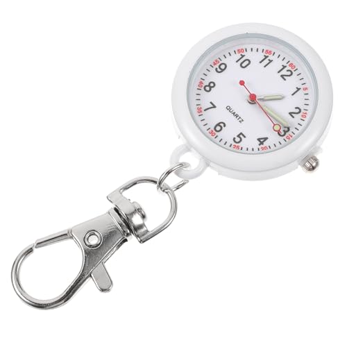 VALICLUD 5St Schwesterntisch Fob beobachten Uhr mit Silikonhülle Stainless Steel inoxlm Krankenschwester Uhr männer Geschenke Taschenuhr für den Arzt ansteckbare Taschenuhr aufsteckbar Frau von VALICLUD