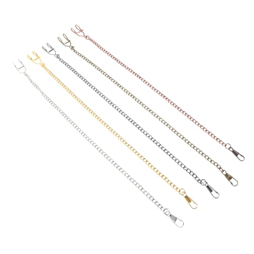 VALICLUD 5stücke Vintage-taschenuhrkette Für Herren Legierung Westen-Accessoire Retro-Design Taschenuhr-zubehör Kette Für Taschenuhr Taschenuhrketten Taillen-Kette Halskette Für von VALICLUD